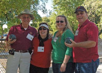 President Mark, Mel Konrad, Karen Bell, Bart Eddy