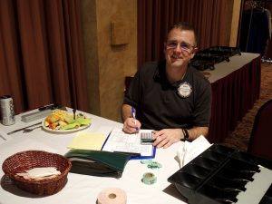 Our behind the scenes Rotarian Matt Fannin, making sure we all paid for lunch!